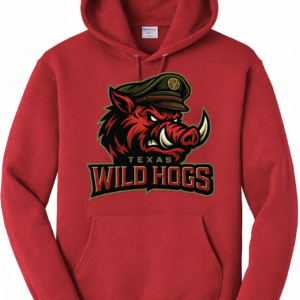 Texas Wild Hogs Pullover Hoodie